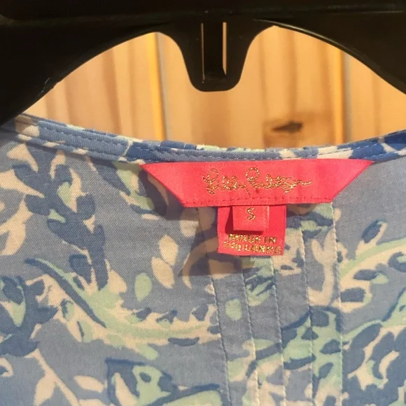 Lilly Pulitzer Hollie Tunic Dress Blue peri turtles - Picture 2 of 4